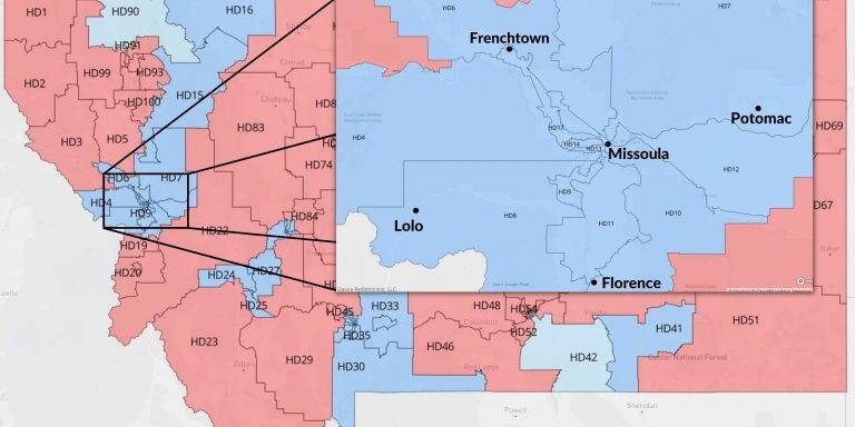 Statewide Redistricting Legislature Map Proposed by Democrat Kendra Miller