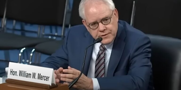 William W. Mercer Testifies at Hearing