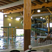 Indoor Aquatic Center with Waterslides Indoor Aquatic Center with Waterslides