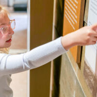 Curious Explorer at the Museum Exhibit