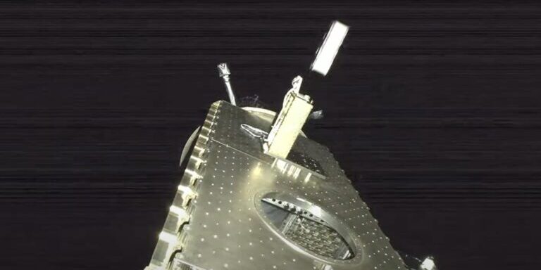 REAL satellite deployment from SpaceX Falcon 9