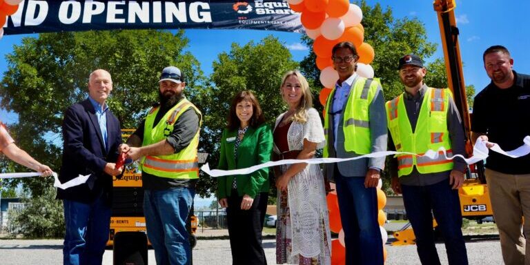 Gov. Gianforte Ribbon Cutting at EquipmentShare Helena