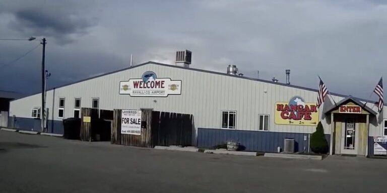 Ravalli County Airport Hangar Café Exterior