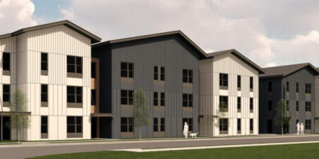 Modern Townhome Row: Contemporary Residential Complex