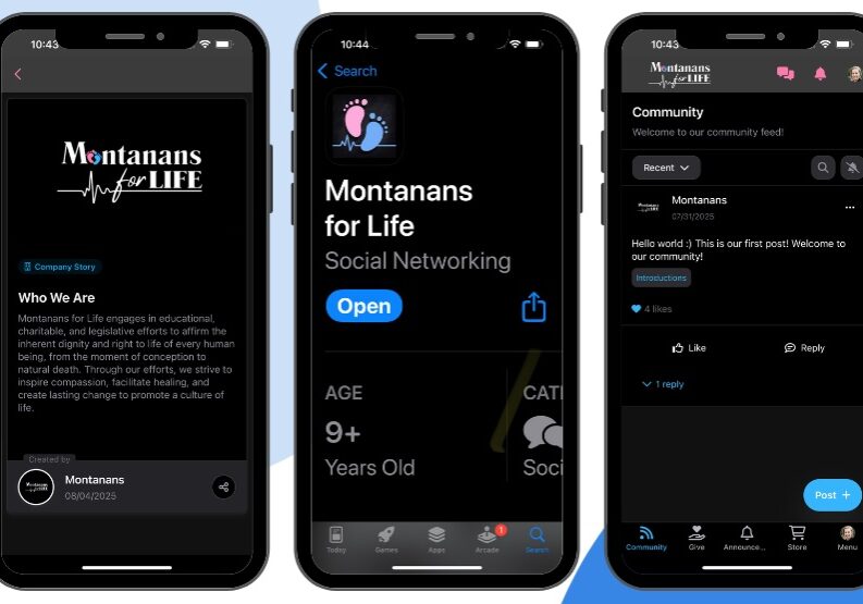 Montanans for Life Mobile App Overview Montanans for Life Mobile App Overview