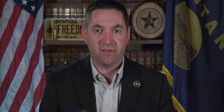Montana Attorney General Austin Knudsen during a 2023 informational video.