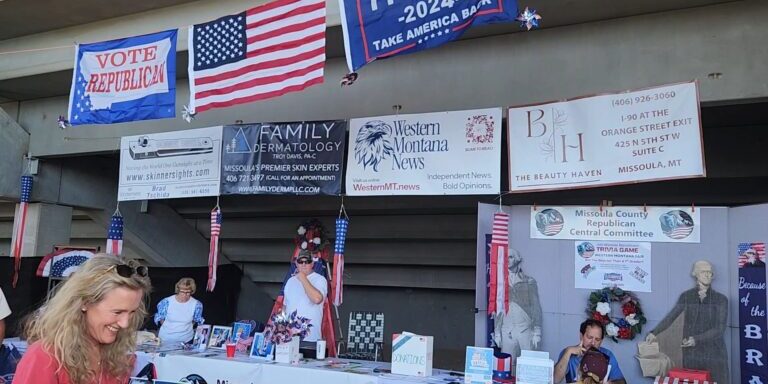 Missoula County Republican Booth at Community Event