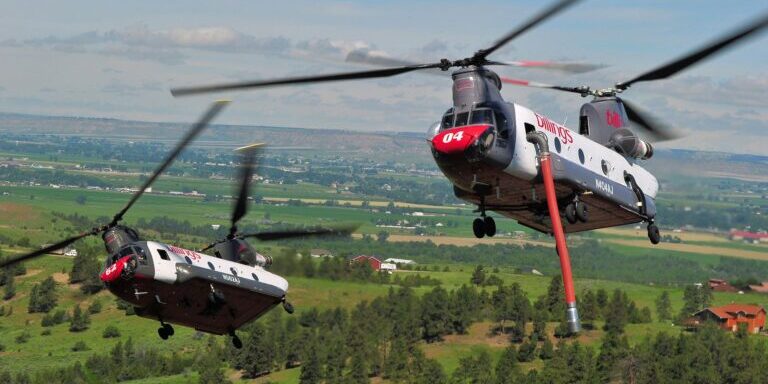 Billings Flying Service CH-47 Firefighting Helicopters