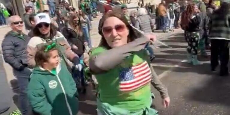 Woman attacks parade goers at Butte's St. Patrick's Day Parade.
