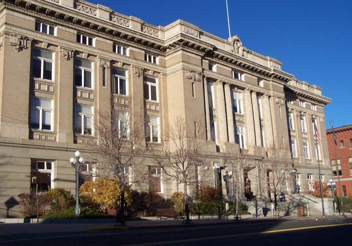 Historic Government Building with Classical Architecture Historic Government Building with Classical Architecture