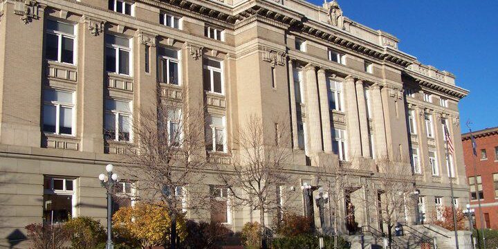 Historic Government Building with Classical Architecture