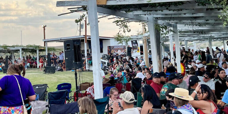 Chippewa Cree Tribes of Rocky Boy's Pow Wow Arbor grounds