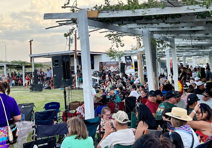 Chippewa Cree Tribes of Rocky Boy's Pow Wow Arbor grounds