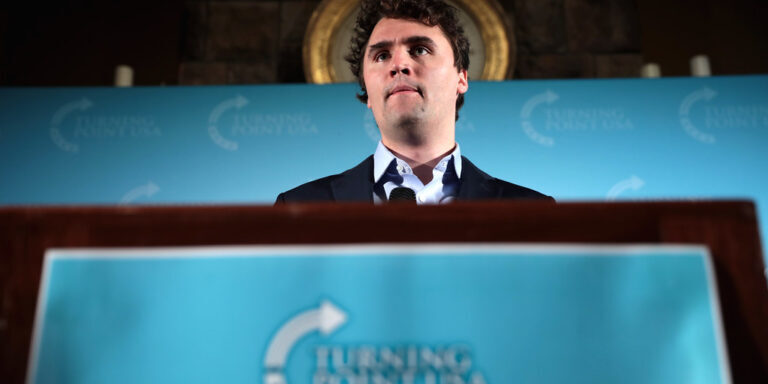 Charlie Kirk speaks at Turning Point USA event in 2021. (Gage Skidmore)