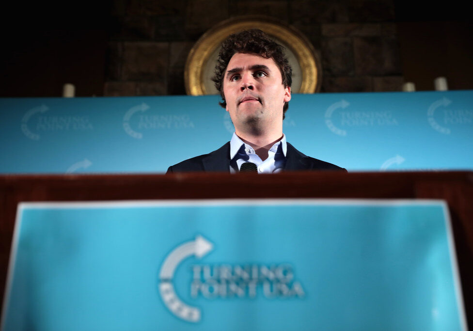 Charlie Kirk speaks at Turning Point USA event in 2021. (Gage Skidmore)