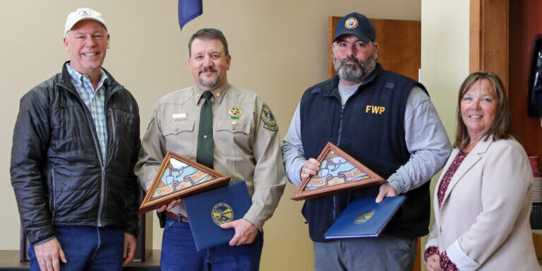 James Washburn, JD Douglas, and Greg Gianforte