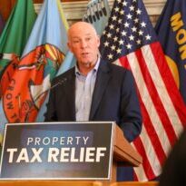 Gov. Gianforte speaking during a press conference at the State Capitol Gov. Gianforte speaking during a press conference at the State Capitol