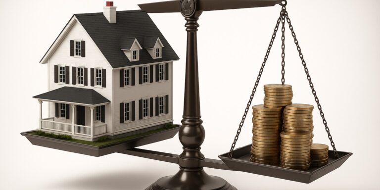 House on the Scales: Real Estate vs Wealth