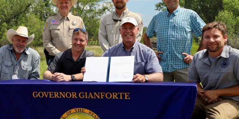 Outdoor Bill Signing with Governor Gianforte