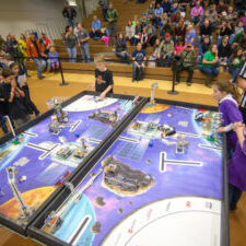 Robotics Competition in a Gymnasium
