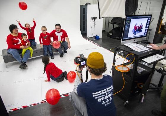 Family Photo Shoot in a Studio Setting