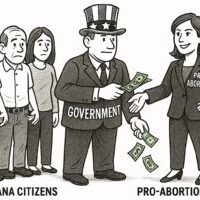 Is it really, "Your body, your choice"? Cartoon by ChatGPT. Is it really, "Your body, your choice"? Cartoon by ChatGPT.