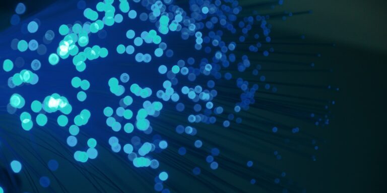 blue and white light digital wallpaper