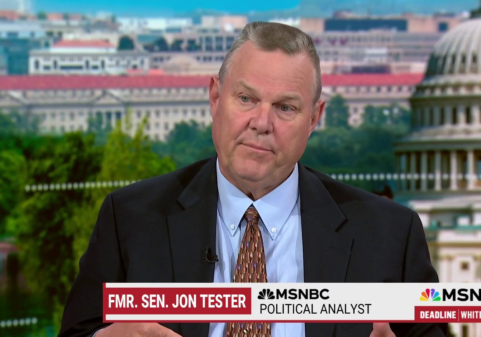 Jon Tester on MSNBC Deadline White House Jon Tester on MSNBC Deadline White House