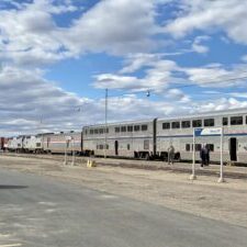 Amtrak Train at Havre, Montana Station