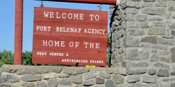 Fort Belknap Agency Welcome Sign