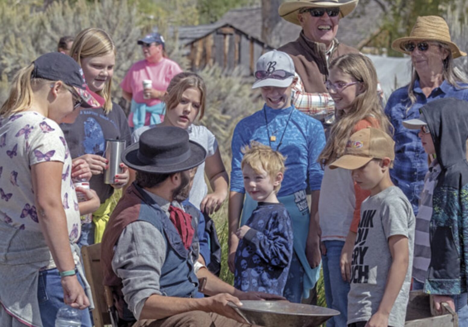 Bannack Days Gold Panning Demonstration