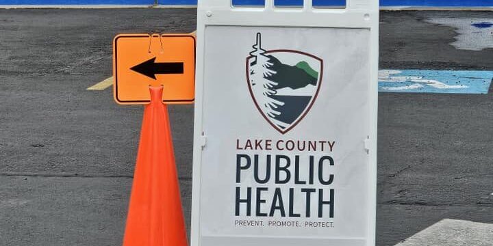 Lake County Public Health Event Signage