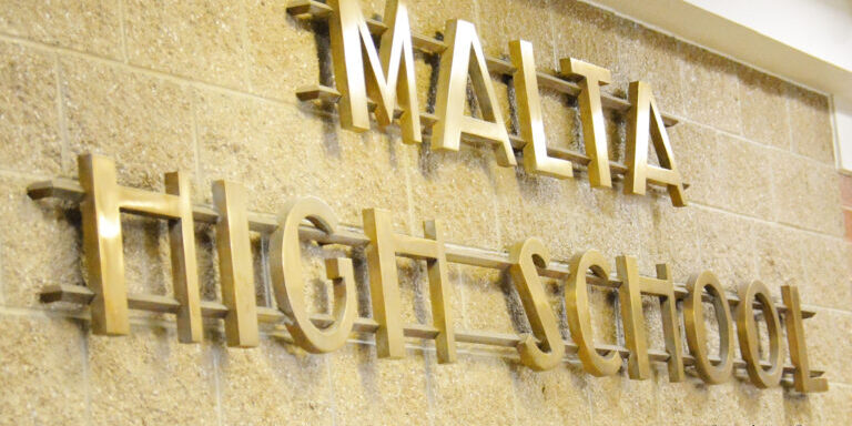 Malta High School Wall Sign