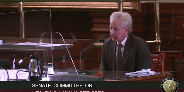 Dr. Peter McCullough testifies to the Texas Senate Health and Human Services Committee, March 10, 2021.