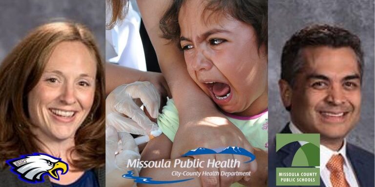 Big Sky High School Principal Jennifer Courtney and Superintendent Rob Watson told the student that “good people get vaccinated.”