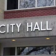 City Hall Entrance Sign