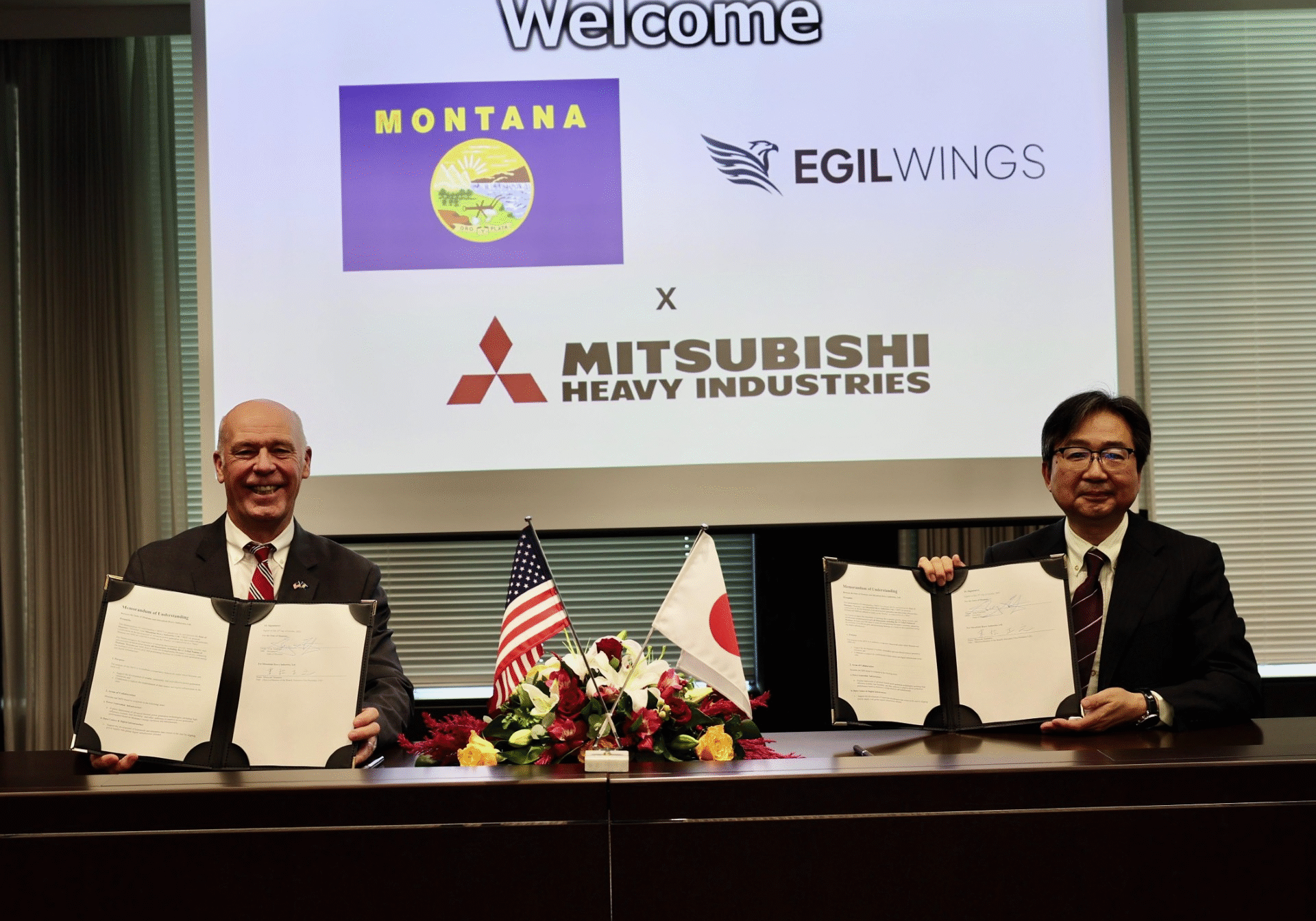 Mitsubishi Heavy Industries Signs Partnership with Montana & EGIL Wings