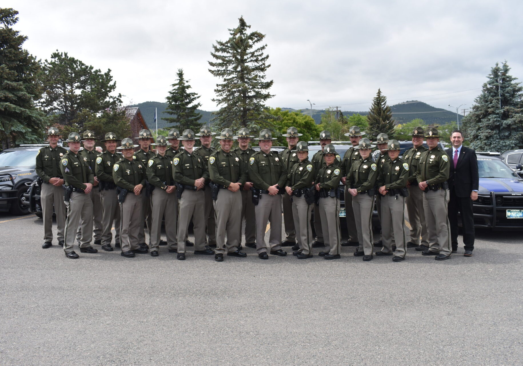Newly commissioned Montana Highway Patrol troopers Newly commissioned Montana Highway Patrol troopers commissioned
