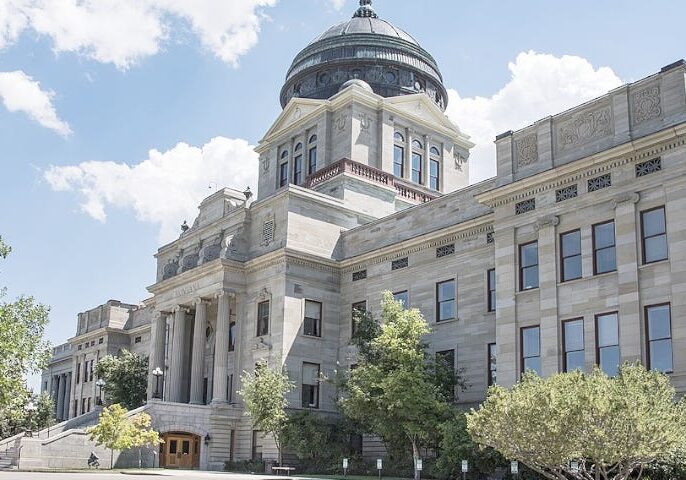 Historic Government Building with Classical Architecture