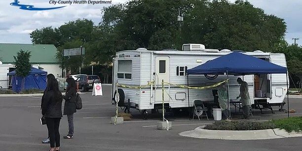 Missoula County Testing Trailer.