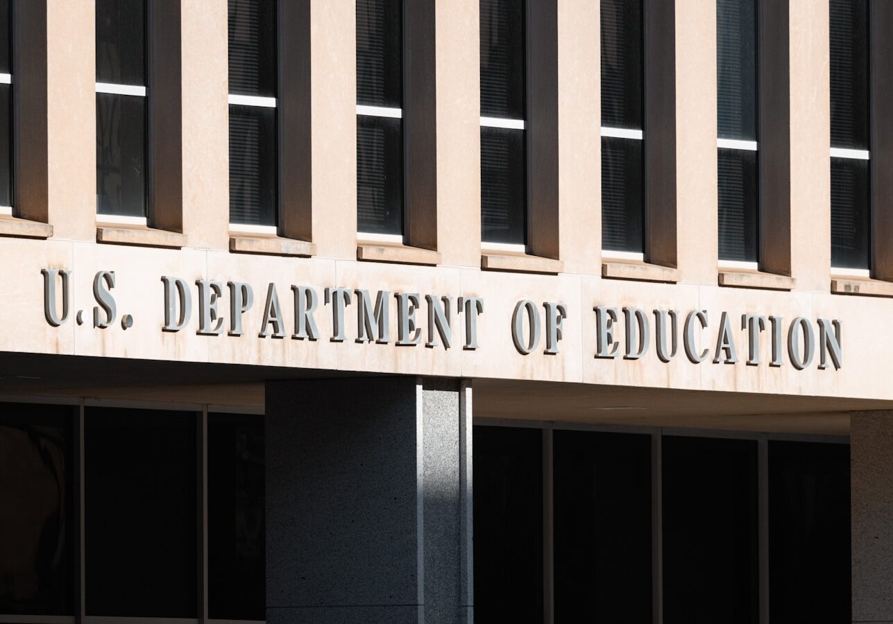 The US Department of Education building in Washington, DC