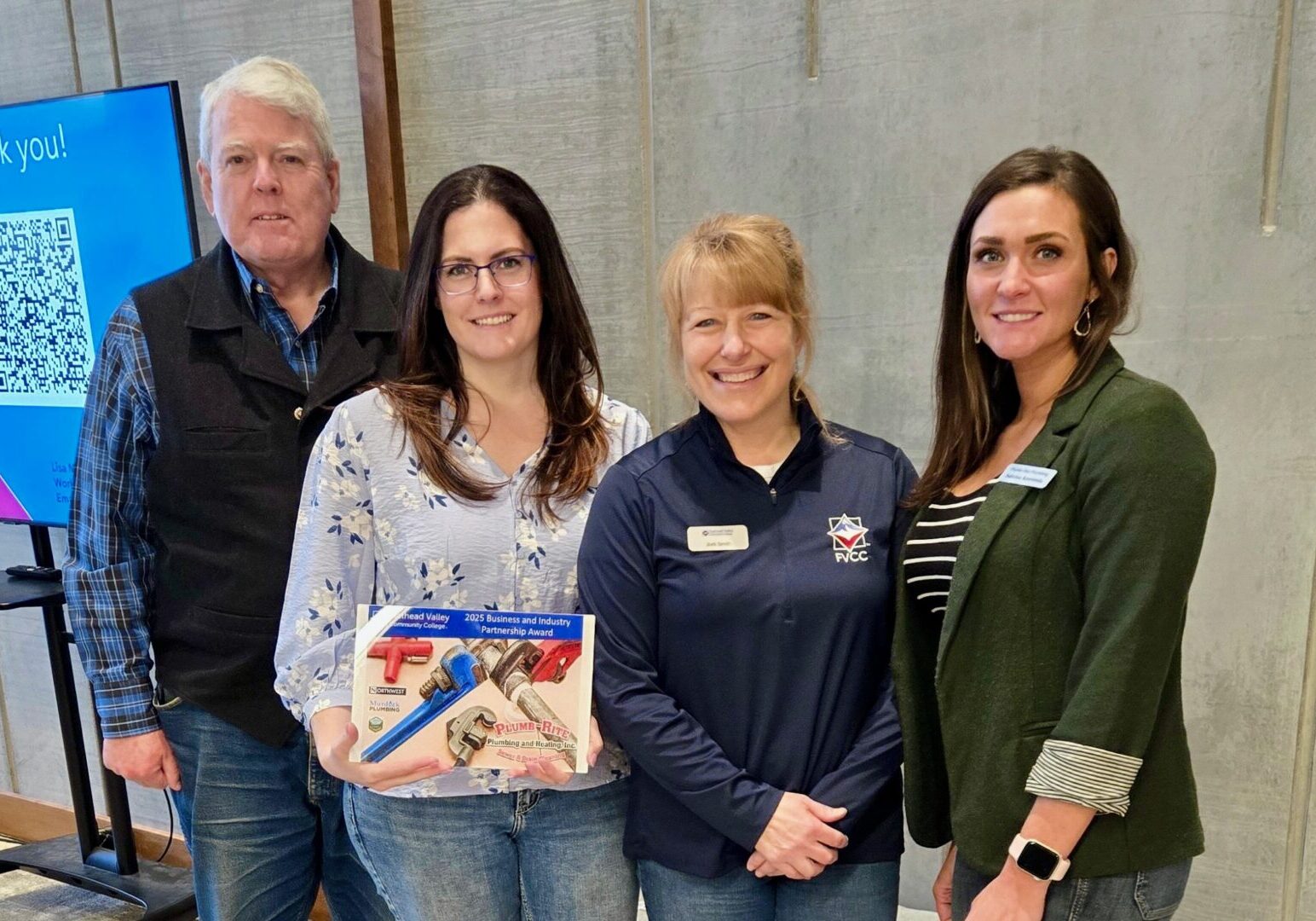 Plumb-Rite Plumbing team receives FVCC award