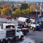 Street Cleanup Near Homeless Encampment