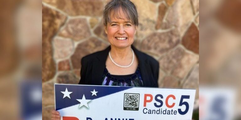 Public Service Commission District 5 Republican presumptive Primary winner, Dr. Annie Bukacek. May 10, 2022. (Facebook)