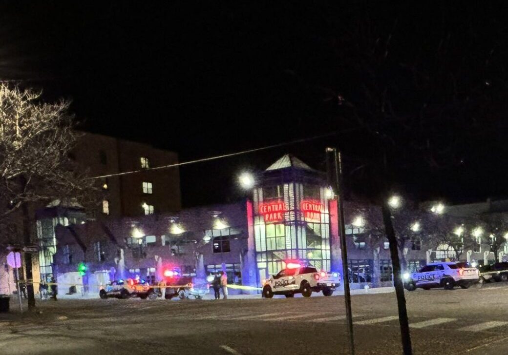Nighttime Police Response on a City Street