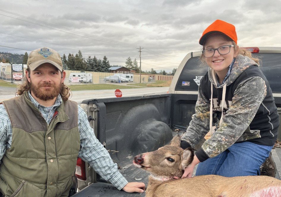 Hunter with First Deer Harvest Hunter with First Deer Harvest