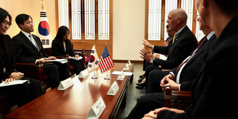 Bilateral Diplomatic Meeting Between South Korea and the United States