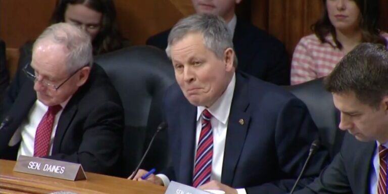 Senator Daines talks Bull Mountain Mines during ENR hearing