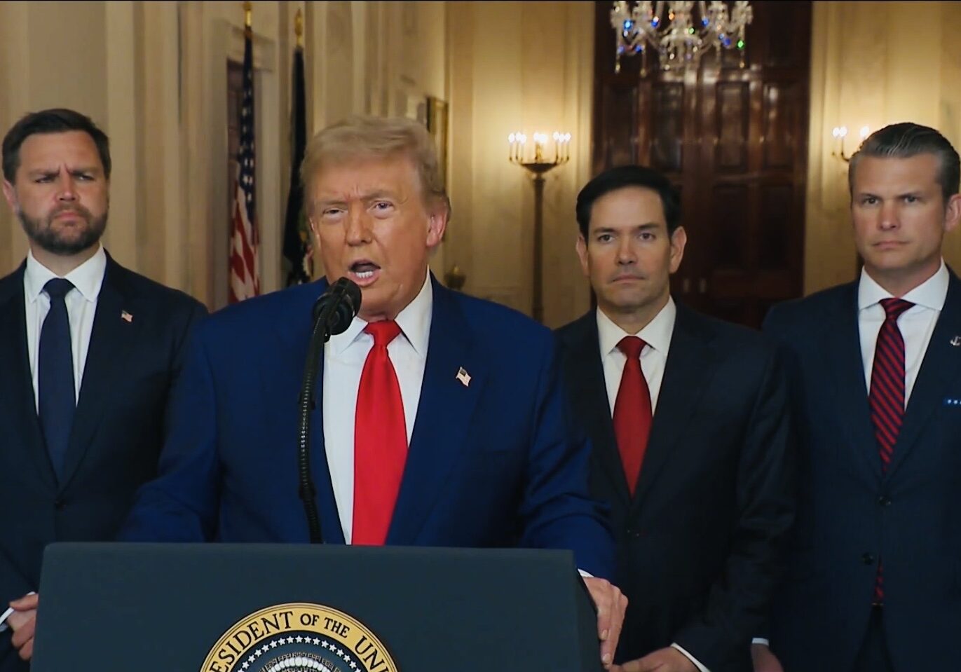 Trump addresses the nation after striking Iran nuclear facilities Trump addresses the nation after striking Iran nuclear facilities