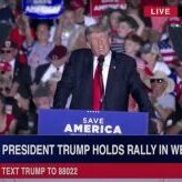Trump mentions ballot discrepancies in Missoula County Elections, Save America rally, Wellington, OH Trump mentions ballot discrepancies in Missoula County Elections, Save America rally, Wellington, OH. June 26, 2021.
